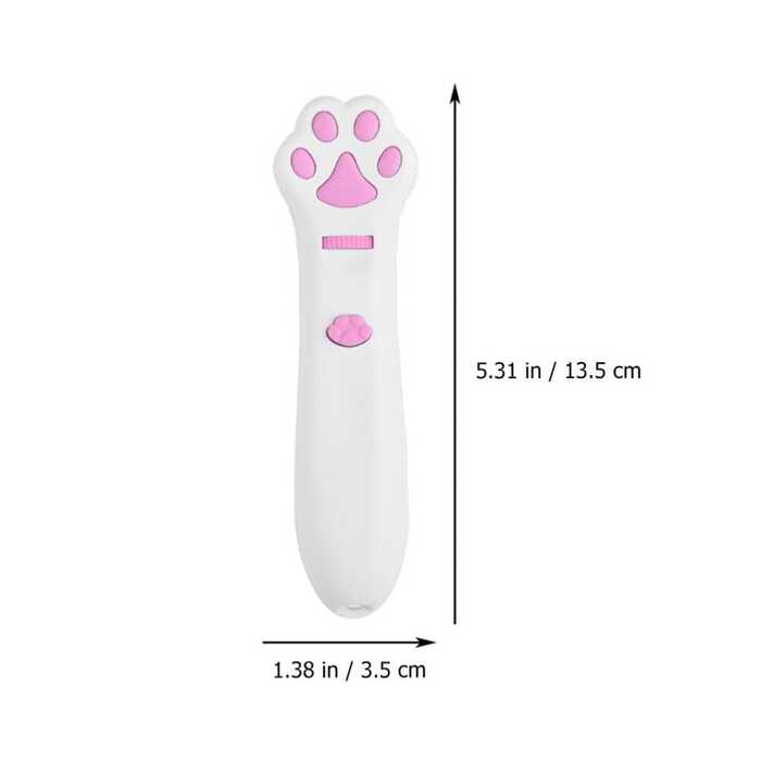 Battery Powered LED 6 Patterns Laser Pointer Funny Cat Toy