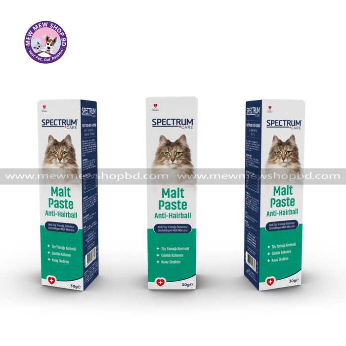 Spectrum Care Malt Paste Anti-Hairball 30g