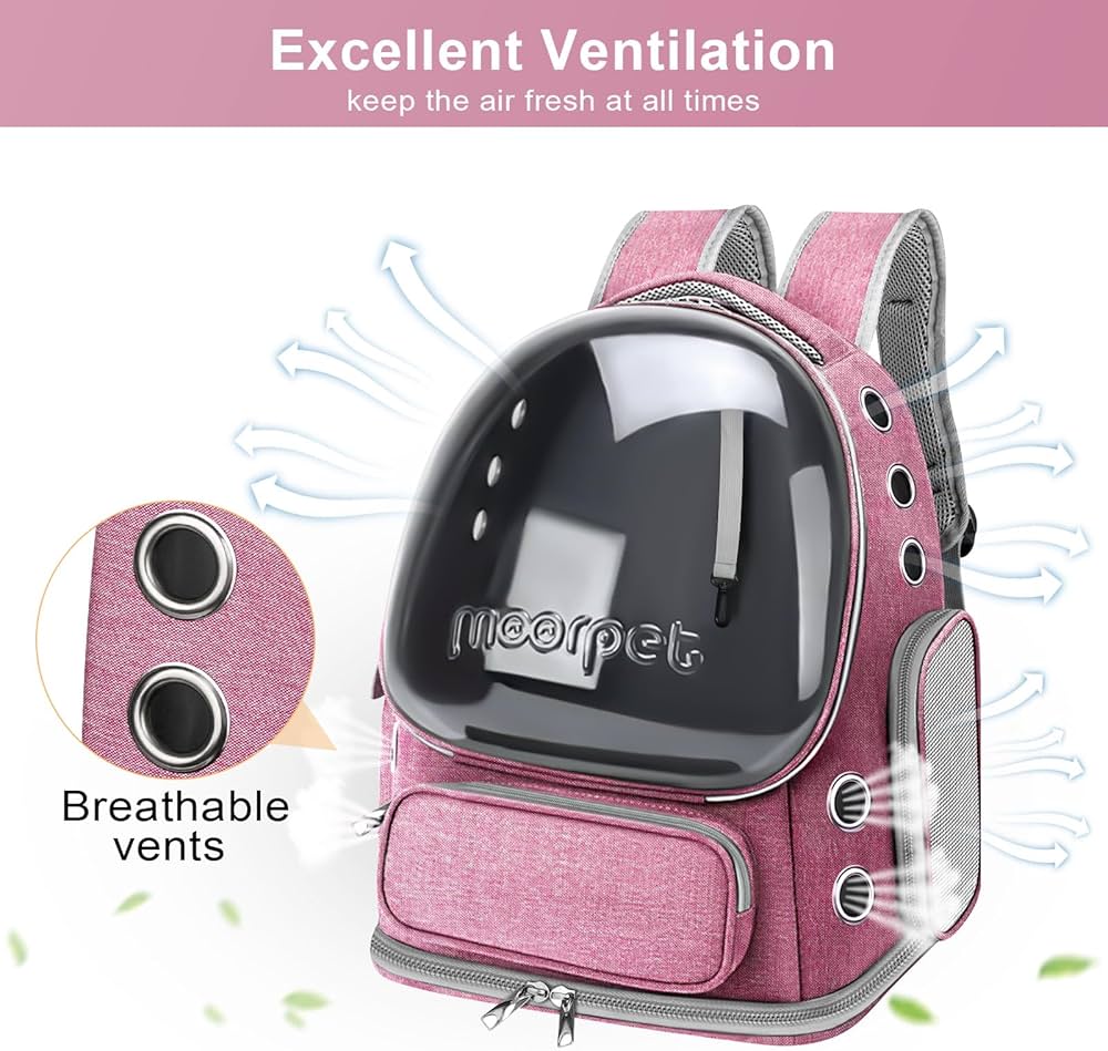 Moorpet Large Size Pet Carrier Backpack for Carrying Pet Cat & Puppy