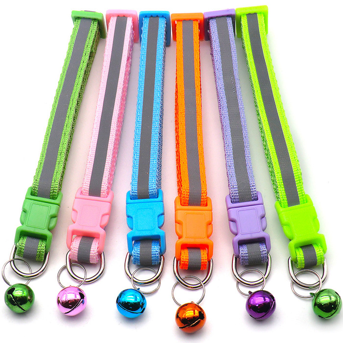 Adjustable Reflective Cat Collar - Night Safety Flashing Light Up