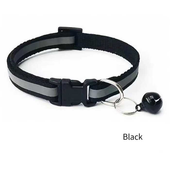 Adjustable Reflective Cat Collar - Night Safety Flashing Light Up
