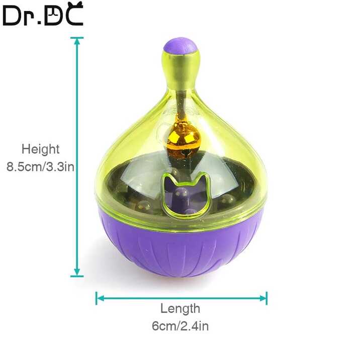 Interactive Cat Toy Shaking IQ Treat Ball Smarter Pet Toys Food Ball Food Dispenser For Cats Playing Training Balls