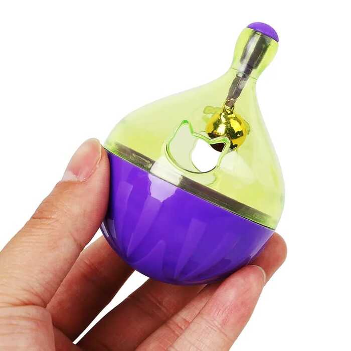 Interactive Cat Toy Shaking IQ Treat Ball Smarter Pet Toys Food Ball Food Dispenser For Cats Playing Training Balls