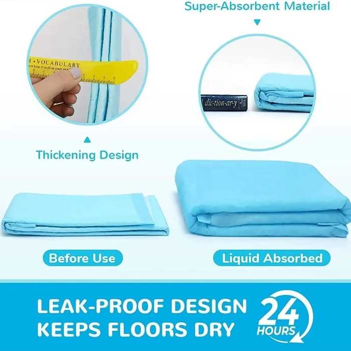 Super Absorbent Pee Pads Pet Training Urine Pad Disposable for Dogs and Cats (1 piece)