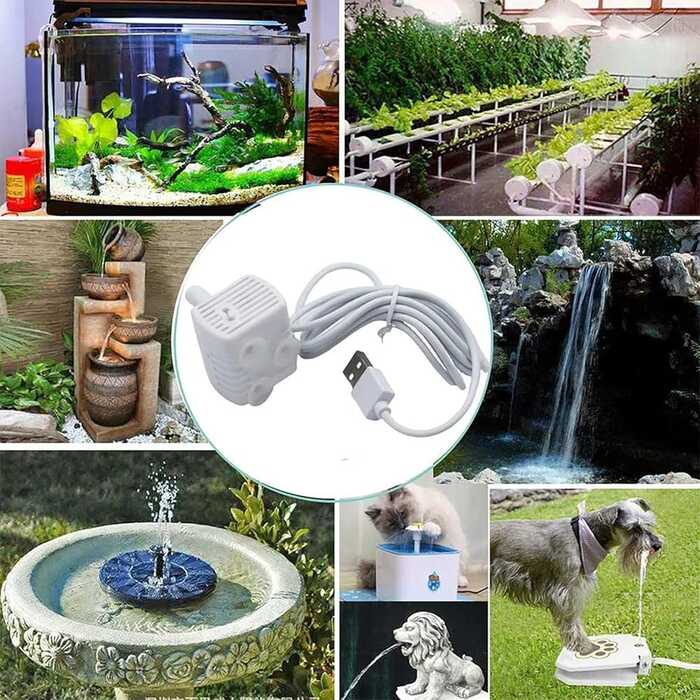 Water Fountain Replacement Water Fountain Pump White Color for (Moder B)