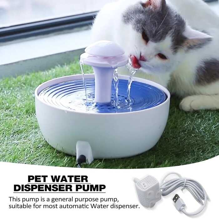 Water Fountain Replacement Water Fountain Pump White Color for (Moder B)