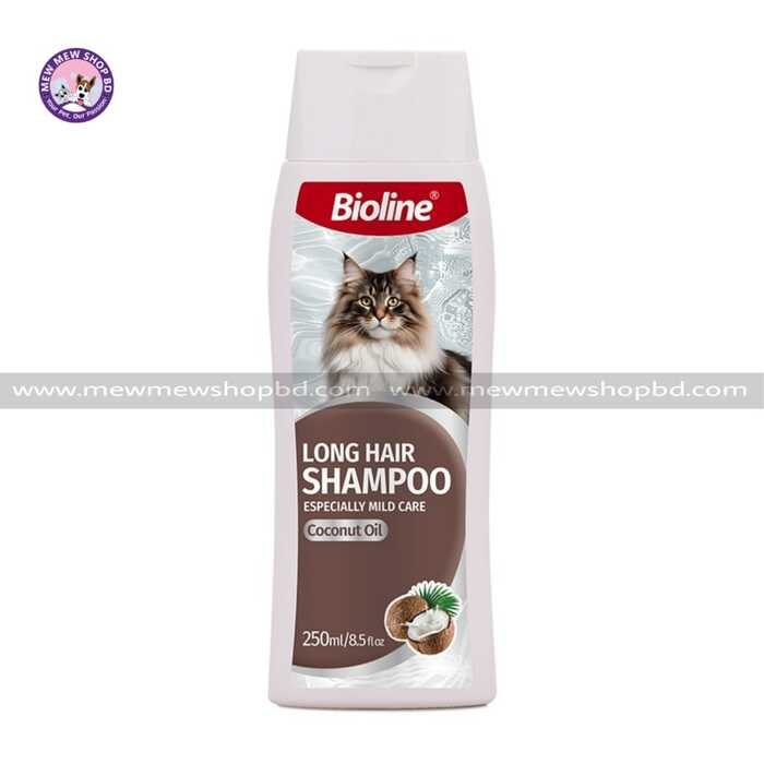 BIOLINE LONG HAIR CAT SHAMPOO  250ML
