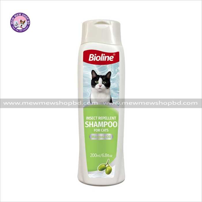 Bioline Insect Repellent Shampoo for Cats   200ml