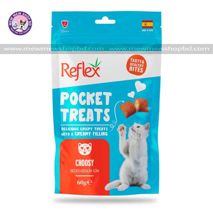 Reflex Pocket Treat Salmon Choosy 60gm [Spain]