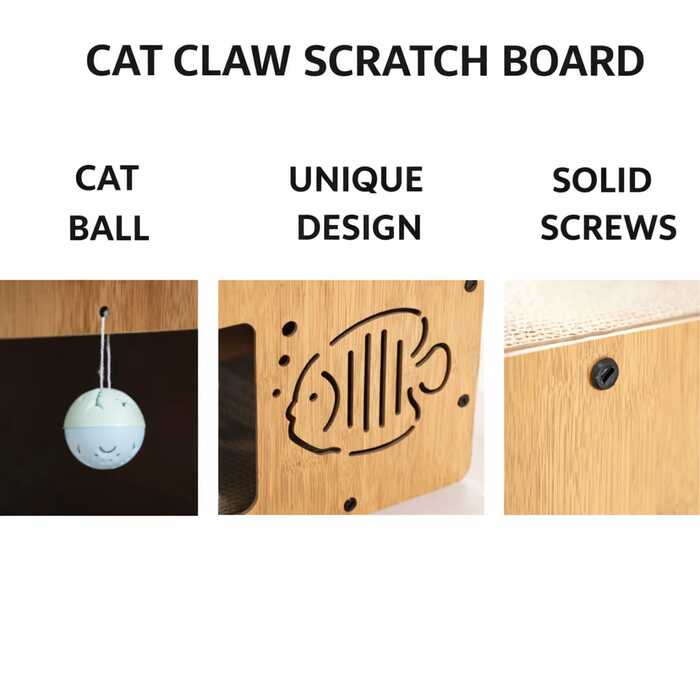 Cat Claw Scratch Board/ Cardboard Bed House Eco Friendly Durable Cat Furniture Scratcher Board