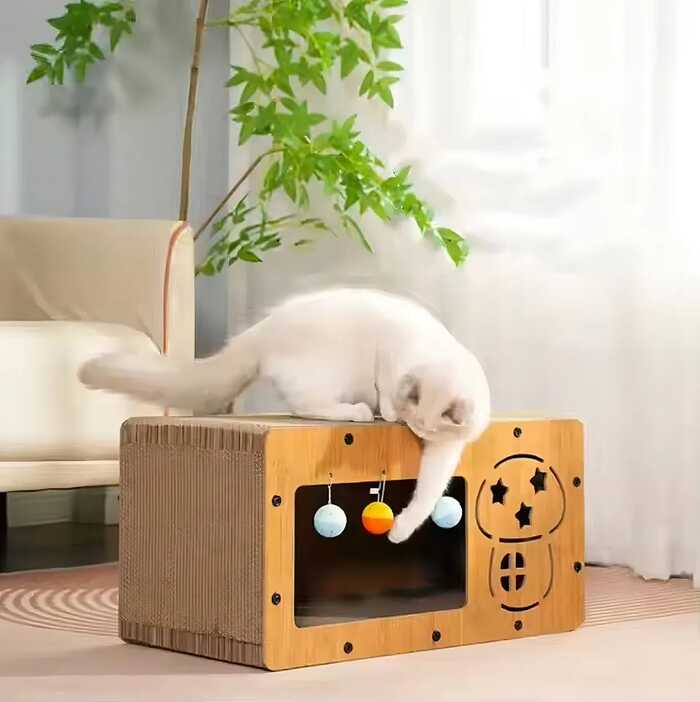 Cat Claw Scratch Board/ Cardboard Bed House Eco Friendly Durable Cat Furniture Scratcher Board