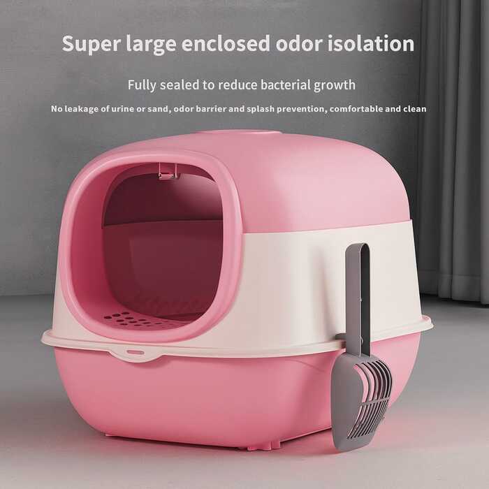 Multifunctional Super Premium Front Door Closed Litter Box with Scoop with Single Door (Inside Dhaka Only)