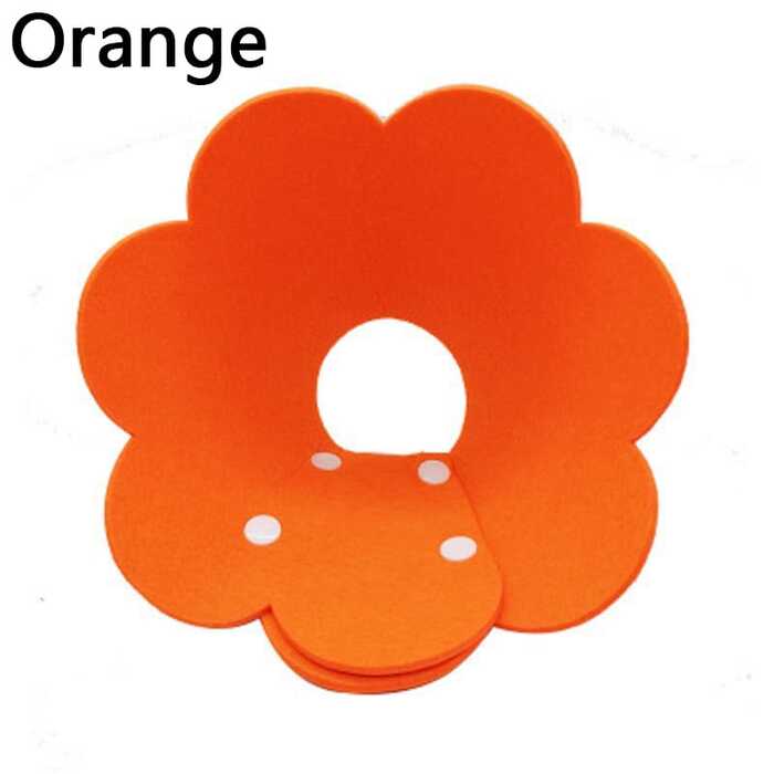 Sunflower Shape Colorful Adjustable Ecollar / Sergical Collar for Pet Cat & Puppy