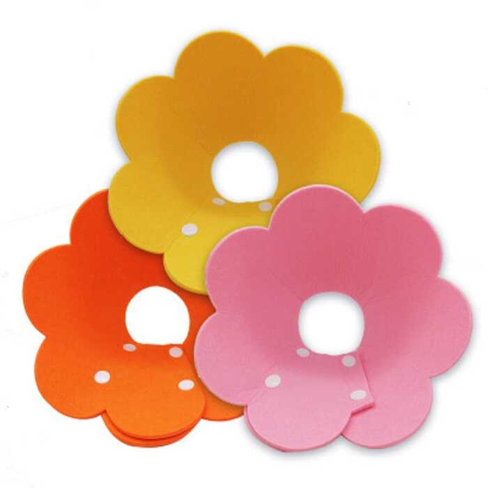 Sunflower Shape Colorful Adjustable Ecollar / Sergical Collar for Pet Cat & Puppy
