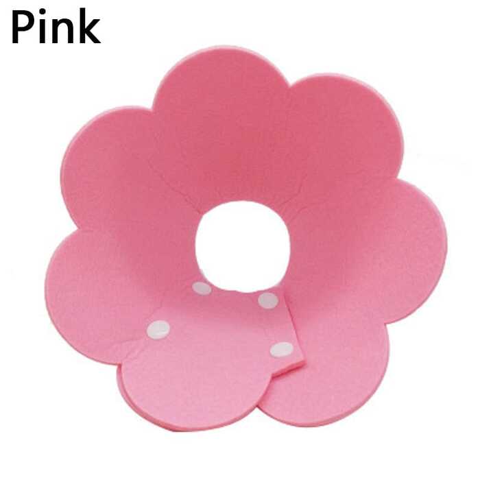 Sunflower Shape Colorful Adjustable Ecollar / Sergical Collar for Pet Cat & Puppy