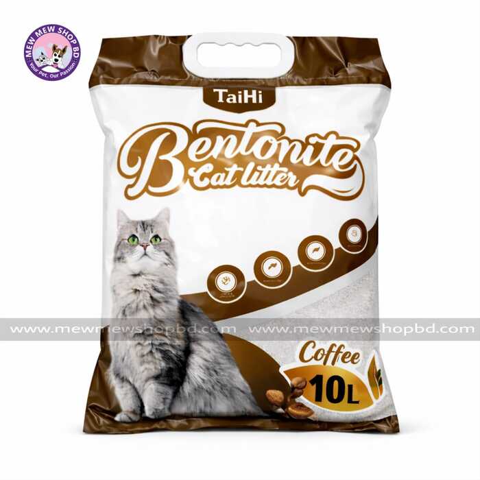 TaiHi Bentonite Cat Litter Coffee 10L