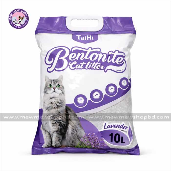 TaiHi Bentonite Cat Litter Lavender 10L