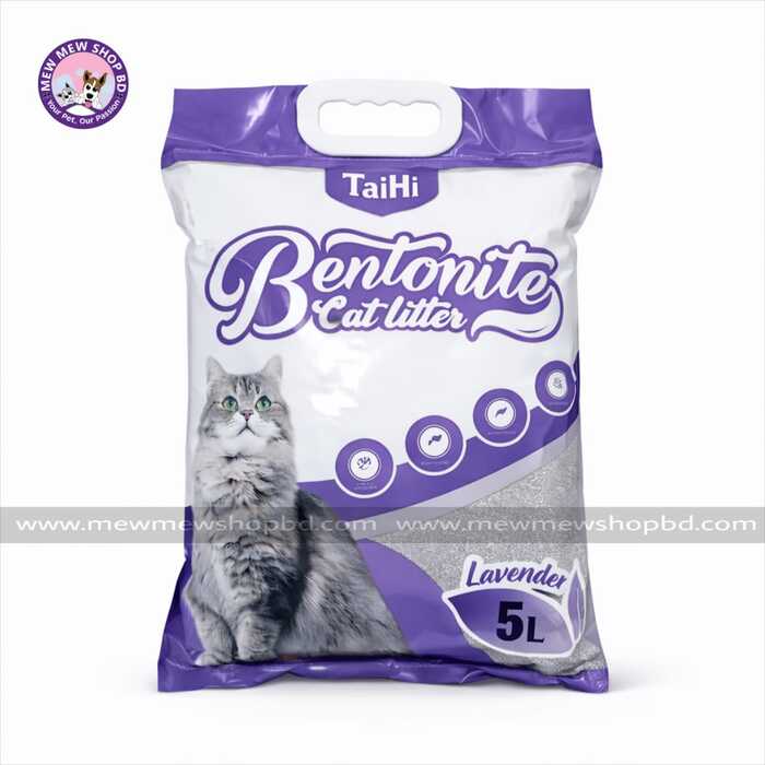 TaiHi Bentonite Cat Litter Lavender 5L