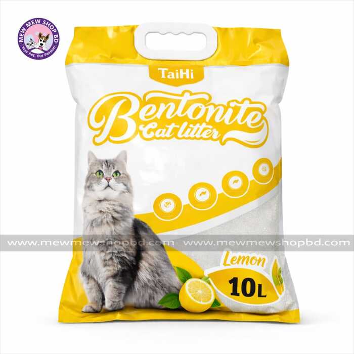 TaiHi Bentonite Cat Litter Lemon 10L