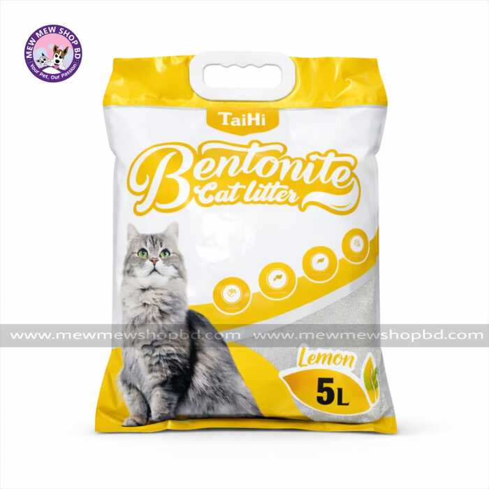 TaiHi Bentonite Cat Litter Lemon 5L