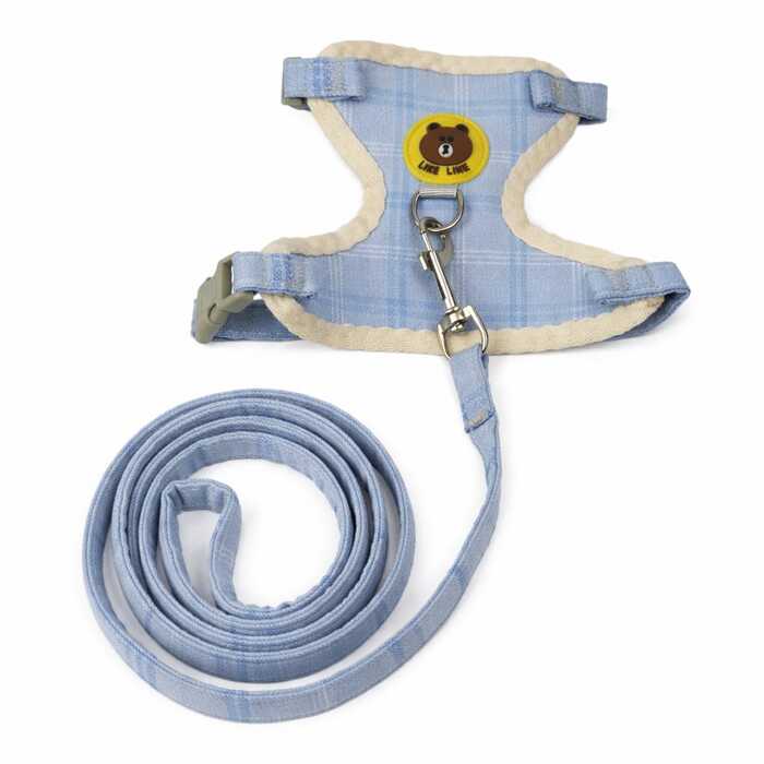 Teddy Bear Cartoon Design Vest Harness / Body Belt with Leash for Pet Cat & Puppy