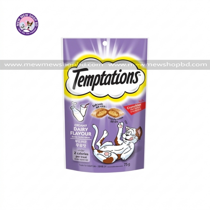 Temptations Creamy Dairy Flavor Cat Treats 48g (Made in Thailand)