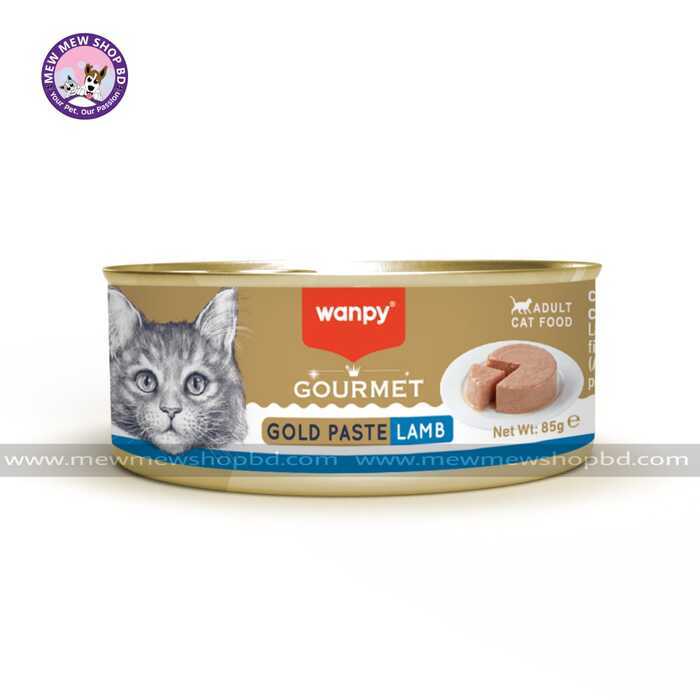 Wanpy Gourmet Gold Paste Can Adult Lamb 85g
