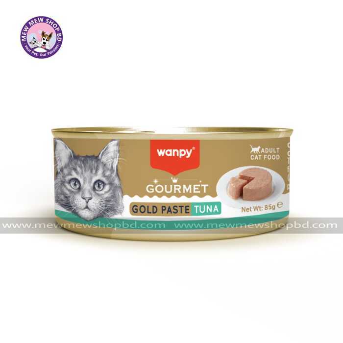 Wanpy Gourmet Gold Paste Can Adult Tuna 85g