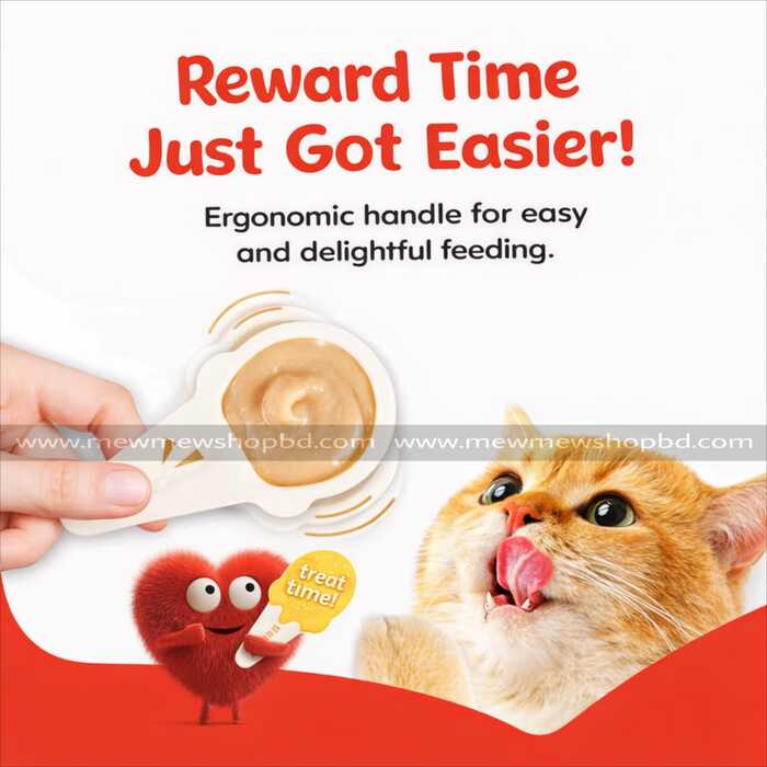 Wanpy Lickable Creamy Spoon Cat Treat Chicken 16gm 1pcs