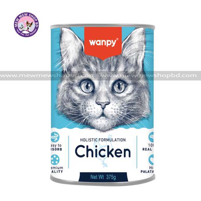 Wanpy Holistic Formulation Can Chicken 375g