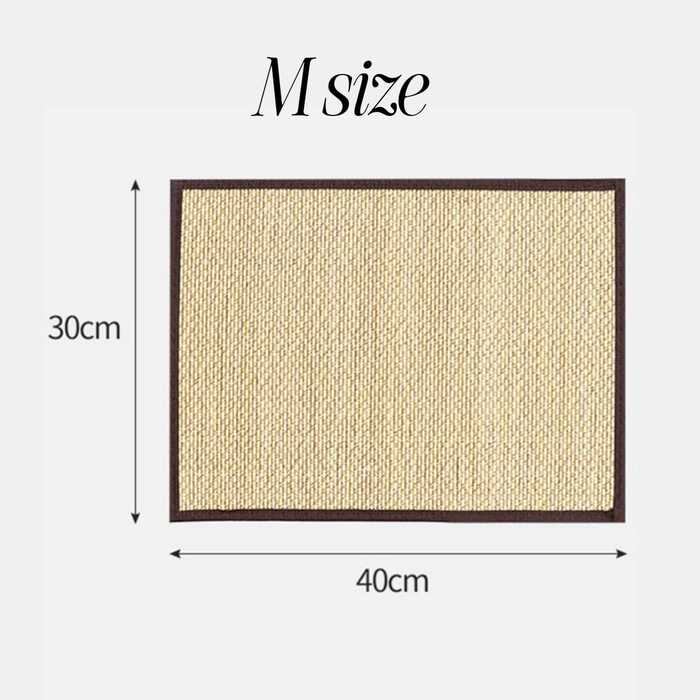 Strong Bamboo Cat Scratcher Mat Wall Sofa Protection Cat Scratch Board Pad Usable for Cat Paws