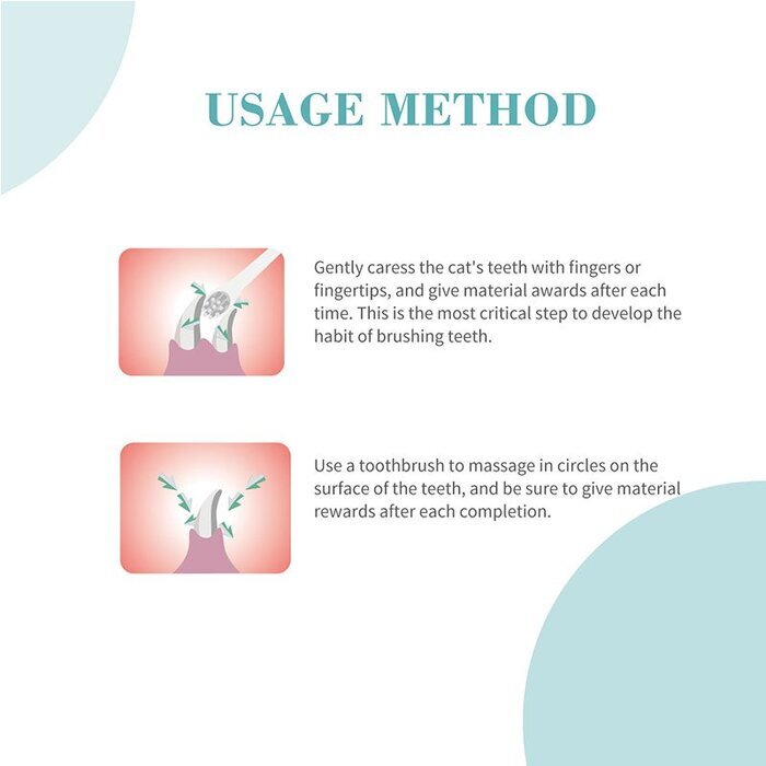 Bioline Toothbrush Set for Cats & Puppies 4pcs
