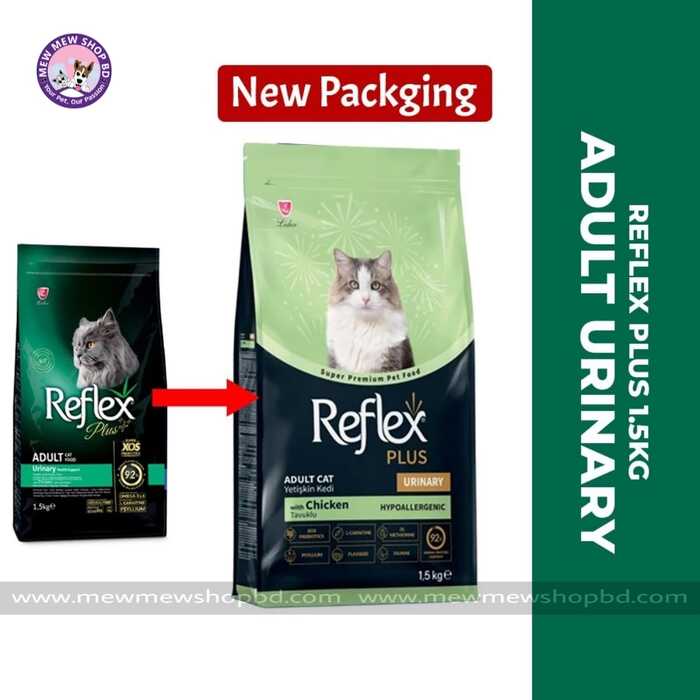 Reflex Plus Adult Urinary Chicken Cat Food 1.5Kg