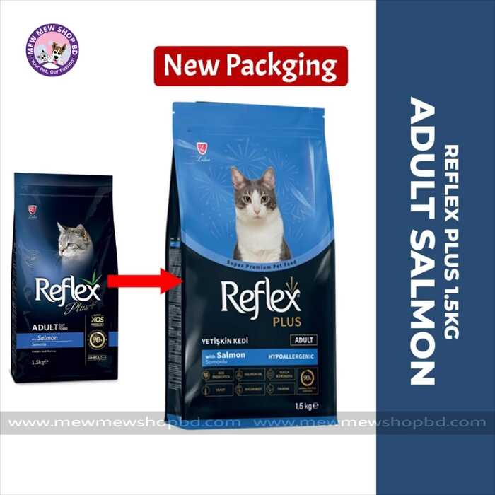 Reflex Plus Adult Cat Food Salmon 1.5Kg