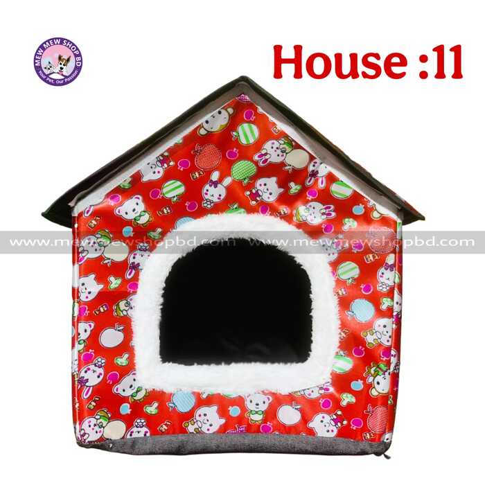 Square Shape Pet Cat House (Made In Bangladesh)