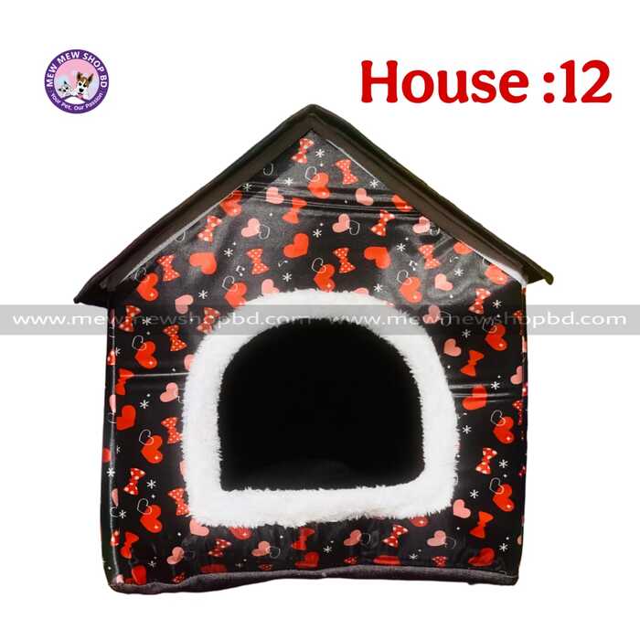Square Shape Pet Cat House (Made In Bangladesh)