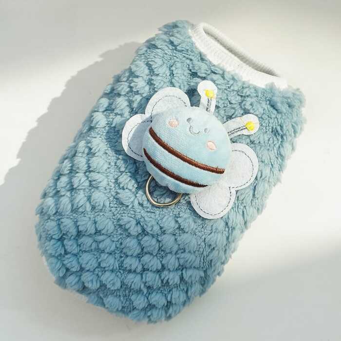 Bee Design Pet Cat & Puppy Sleeveless Sweater Dress Soft and Comfortable ( No Exchange )