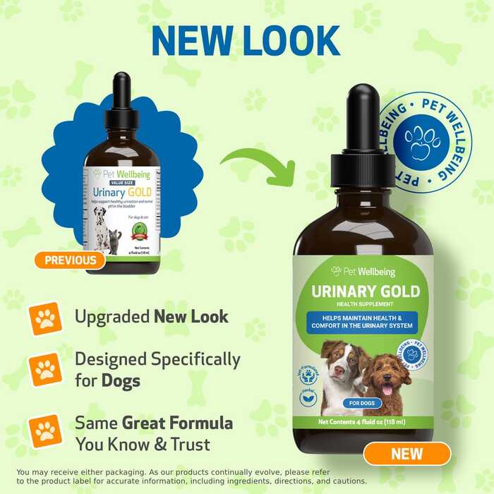 Pet Wellbeing Urinary Gold for Dogs and Cats 118ml