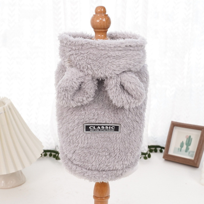 Rabbit Ear Designed Classic Warm Hoodie Sweater / Dress for Pet Cat & Puppy ( No Exchange )