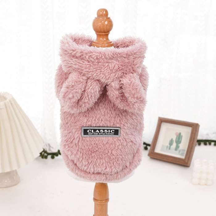 Rabbit Ear Designed Classic Warm Hoodie Sweater / Dress for Pet Cat & Puppy ( No Exchange )