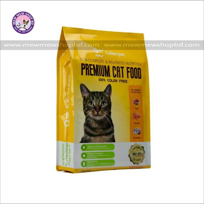 Haisenpet Premium Cat Food with Tuna, Salmon & Mackerel 1.2kg