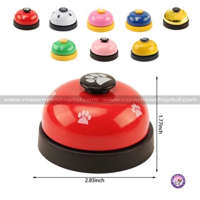 Cat Dog Feeding Dinner Bell Toy Pet Training Ring Bell Educational Toy Pet Training