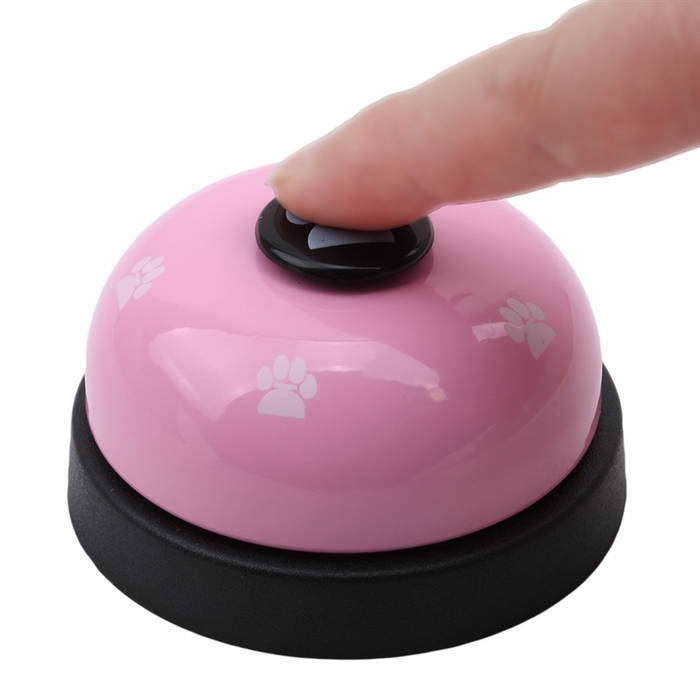 Cat Dog Feeding Dinner Bell Toy Pet Training Ring Bell Educational Toy Pet Training