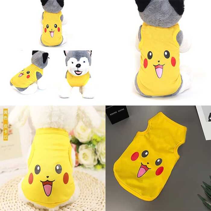 Cute Cat Tshirt Pet Cartoon Clothing Summer Dress / Shirt  ( No Exchange)