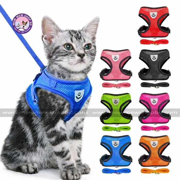 Cat Jacket Harness Harness And Leash Set Puppy Cat Vest Harness