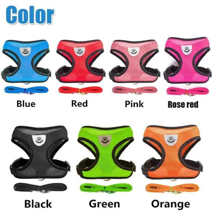 Cat Jacket Harness Harness And Leash Set Puppy Cat Vest Harness
