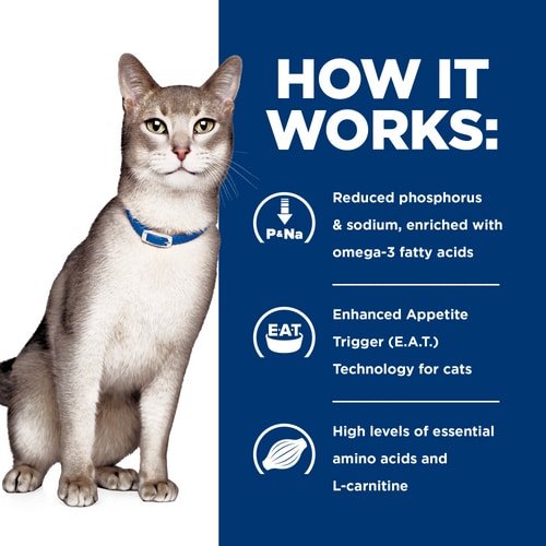 Hill’s Prescription Diet k/d Kidney Care Hills Dry Cat Food 4lbs /1.81kg