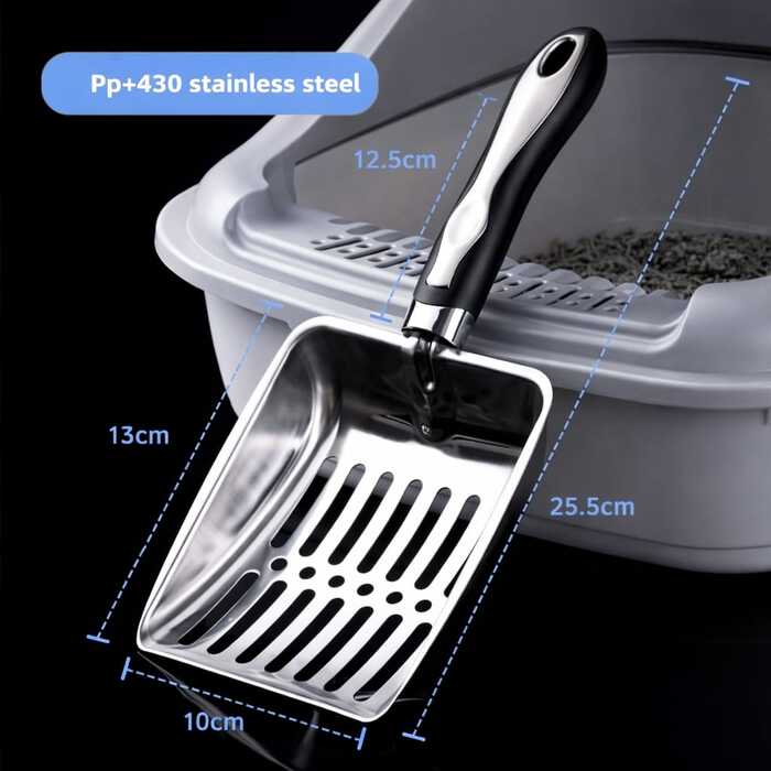 High Quality Materials Stainless Steel Cat Litter Scoop