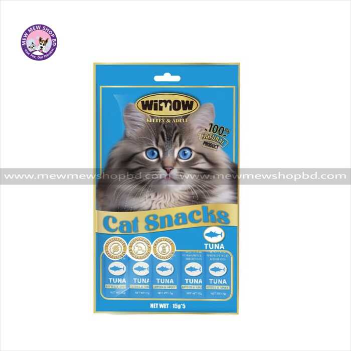 Wimow Grain Free Creamy Tuna Treat 75g (15g x 5)