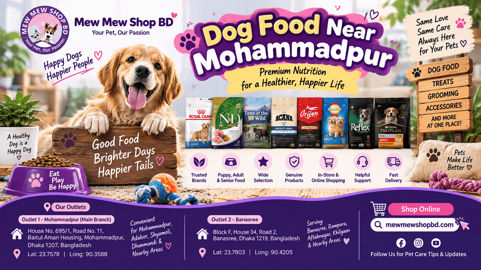Dog Food Near Mohammadpur: Find Authentic Food for Your Dog